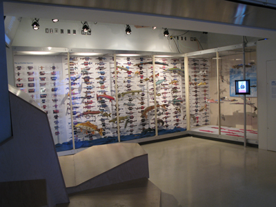 display with 52 species
